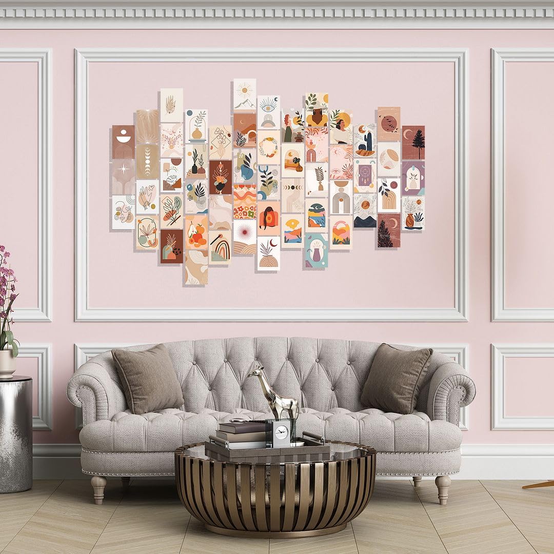 CVANU Set of 54 Boho Wall Collage Kit Printed Poster with Glue Dot Tape for Wall Decoration Size (6inchX4inch)_202307-88 (B0CCXXRPY4) Amazon Price History, Amazon Price Tracker