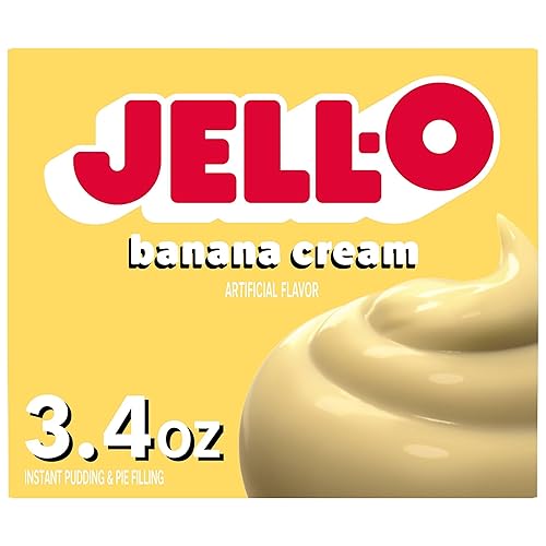 JELL-O Banana Cream Instant Pudding & Pie Filling Mix (3.4