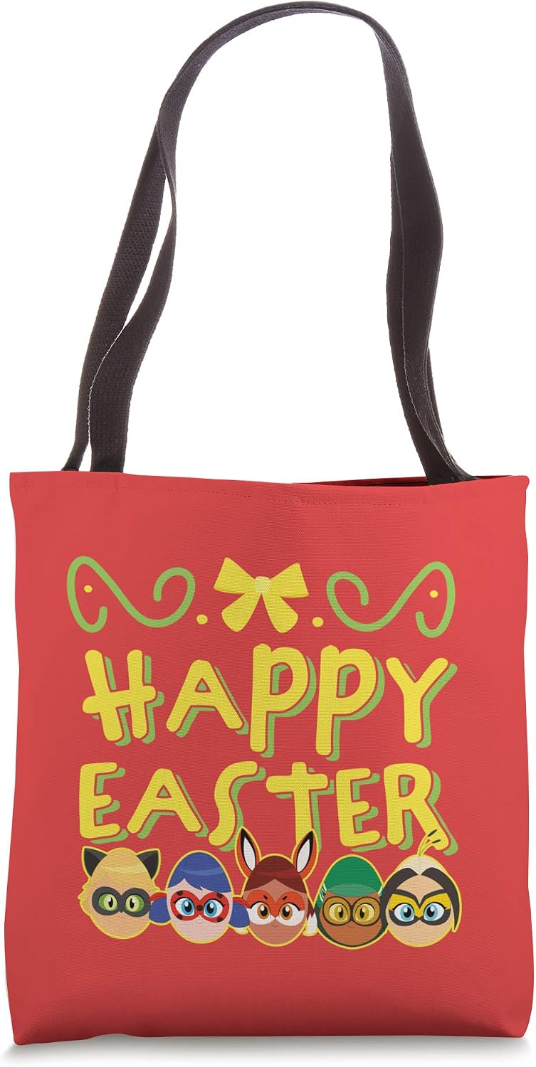 Miraculous Ladybug Spring Collection Easter Eggs Heroez Tote Bag