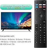 Vista 3 de Universal for VIZIO Smart TV Remote Control Replacement XRT136