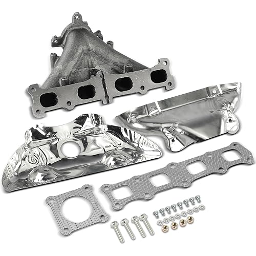 A-Premium Exhaust Manifold W/Gasket, Bolt, Nut, Washers[1.8L 2.0L 2.4L]Compatible with Jeep Compass Patriot 07-17 & Dodge Journey 09-20, Avenger 08-14, Caliber 07-12 & Chrysler 200 11-14, Sebring
