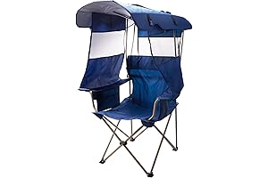 Camping Chair with Canopy Shade | Portable Folding Camp Chair