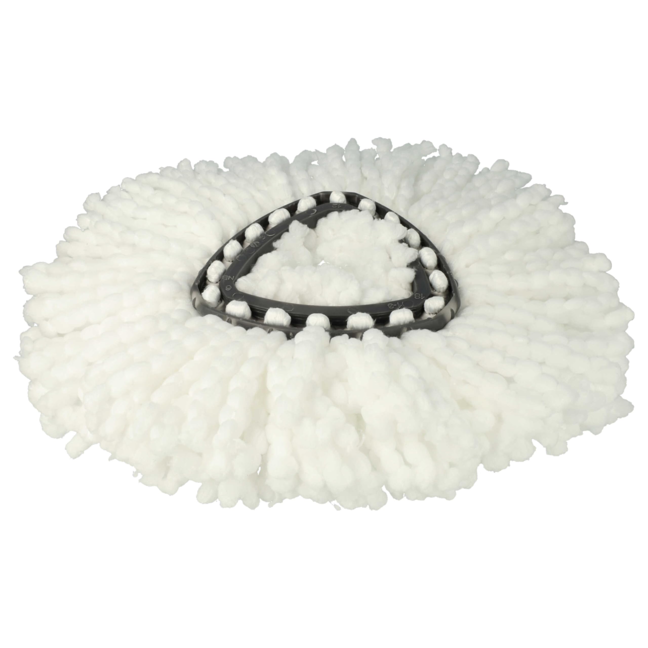 vhbw 5X Cabezal fregona Compatible con Vileda EasyWring & Clean, EasyWring & Clean Turbo fregona - Repuesto, Microfibra, Blanco