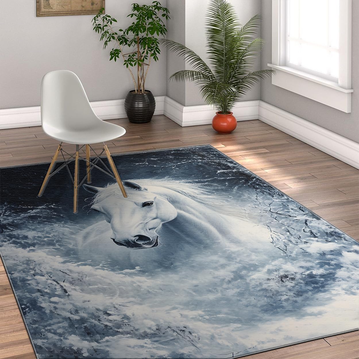 Tapis de salon antidérapant lavable pour en finir avec les tapis qui glissent