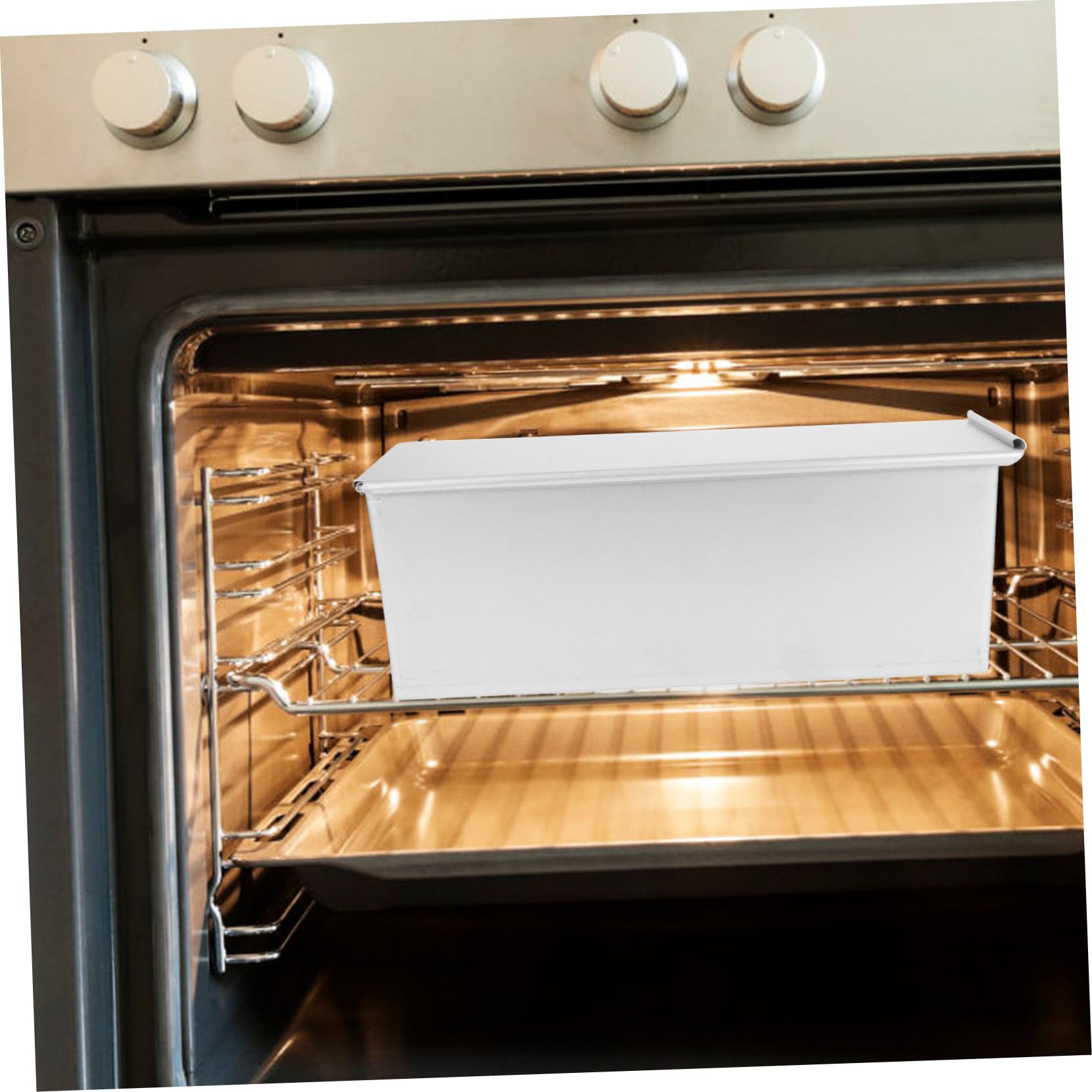 Toddmomy per Pane Antiadherente Metallo con Teglia per Pane e Toast per e Amanti Della Panificazione