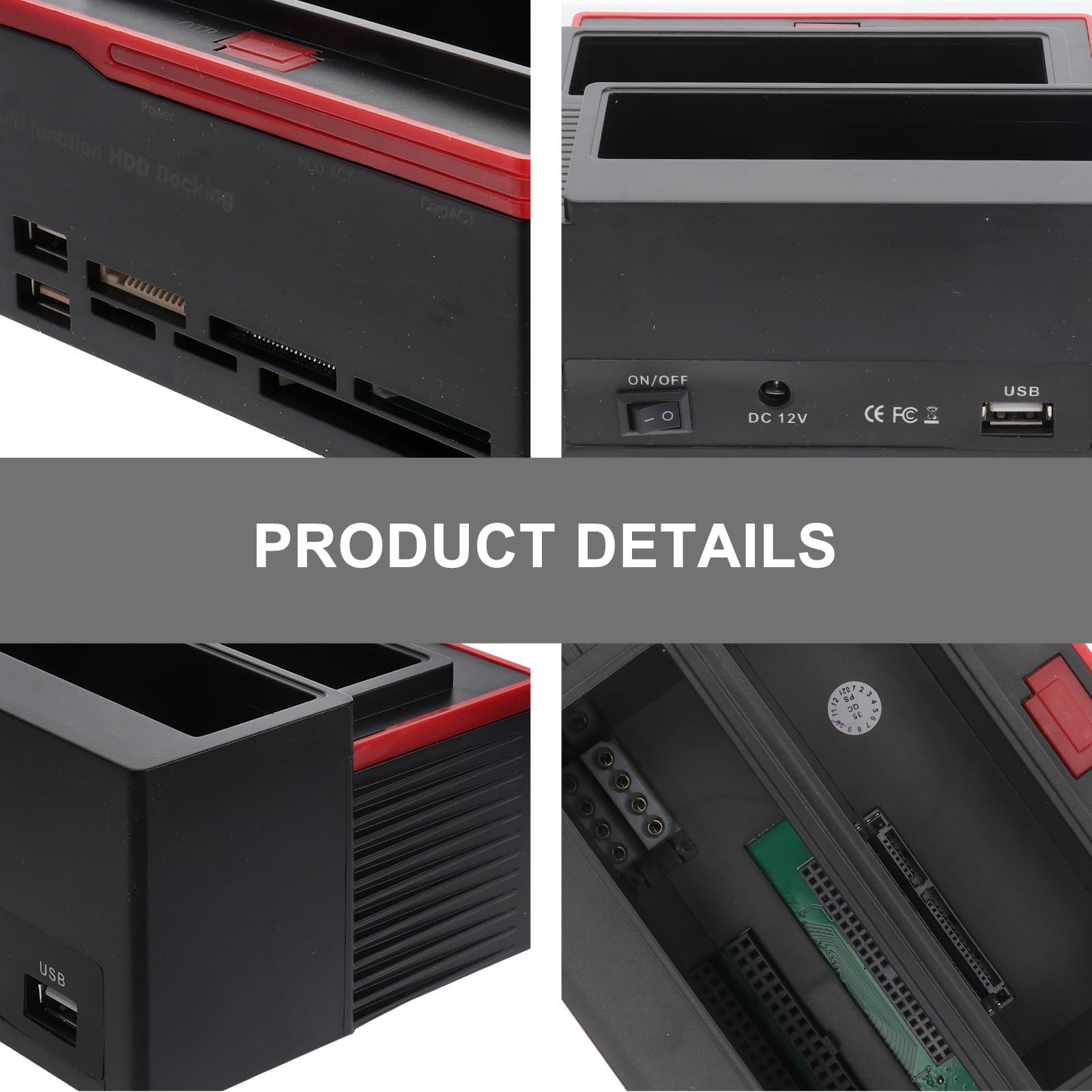 Docking Station HDD Sata Usb2.0 con Due Porte Espansione