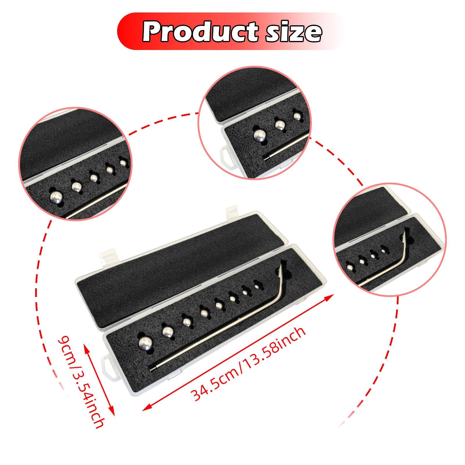Generic Strumento di riparazione di saxofoni Strumento di riparazione del collo Sax Kit di manutenzione per prestazioni