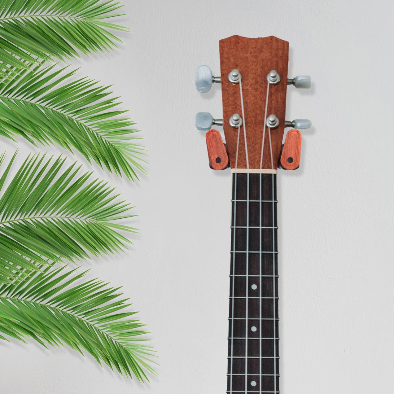 Abaodam Abnehmbare Gitarrenhalterungen Zufällige Farbe 2 Stück und Metall mit Gummibeschichtung Einfache Montage als Wandhalter für Akustische und Elektrische Gitarren