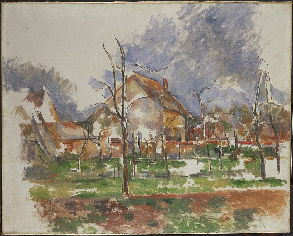 Cuadro decorativo Winter Landscape Giverny para salones elegantes