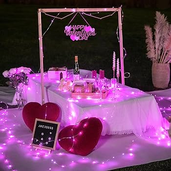 Amazon.com : JMEXSUSS 2 Pack Pink Fairy Lights Battery