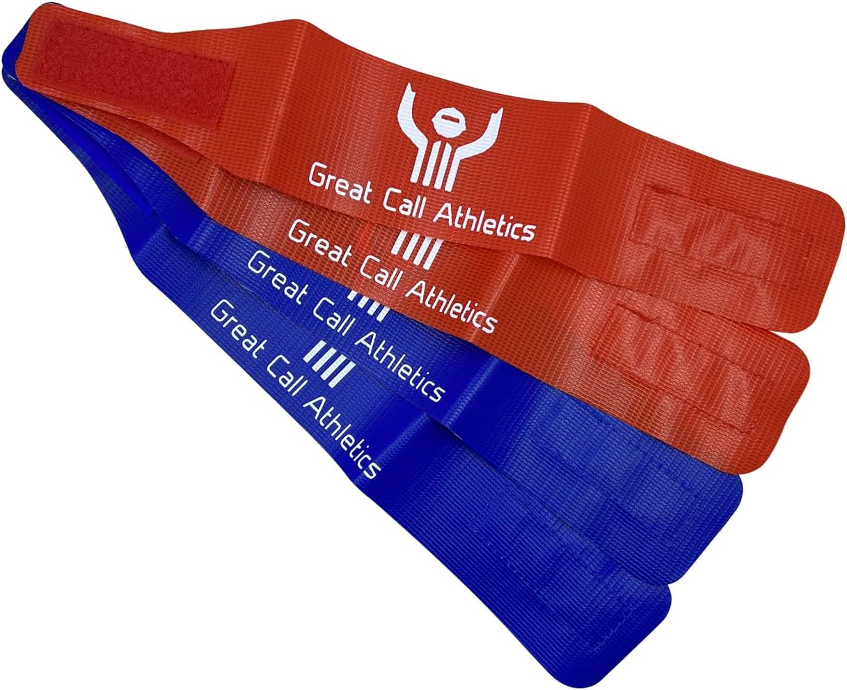 Great Call Athletics Wrestling Ankle Bands 2 Red & 2