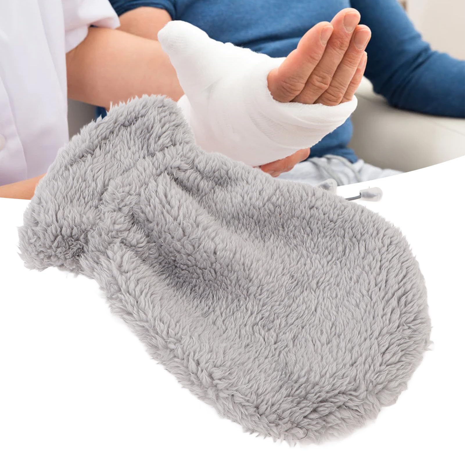 Arm-Gips-Abdeckung, Gips-Handschuh, Handwärmer-Schutz, Verstellbare Waschbare Handabdeckung für Wunden, Verbrennungen, Kaltes Wetter 