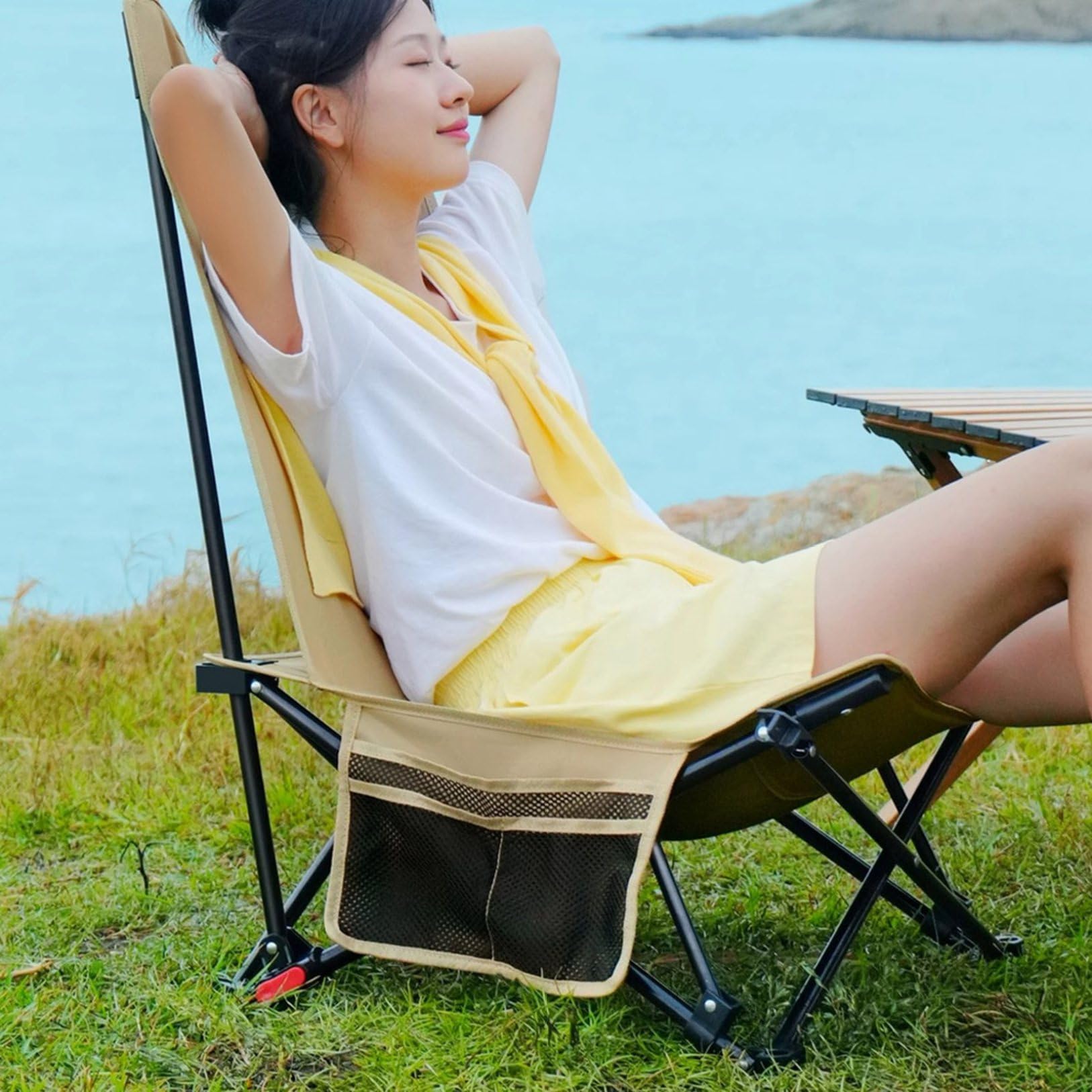 Amazon｜リクライニングチェア アウトドアチェア キャンプ椅子