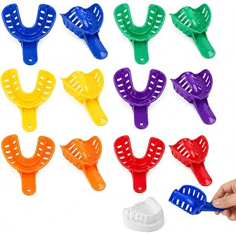 Dental Trays Set for Adults and Children Plastic Dental Trays Pack of 12