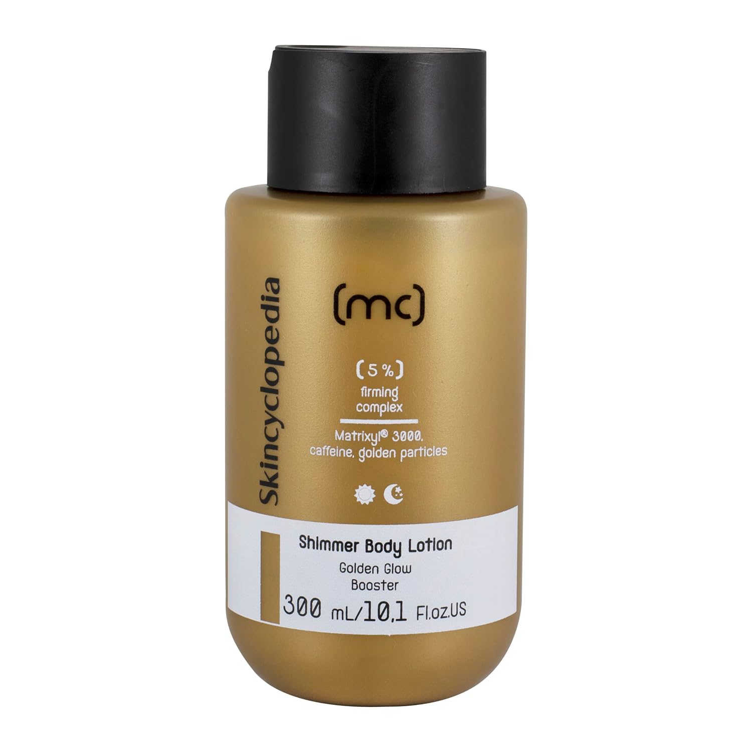 Skincyclopedia Body Lotion with Peptides Caffeine and Gold Particles Body Lotion Golden Glow Body Lotion Moisturizing Lotion for Men and Women Care Lotion Dermatologically Tested 300 ml