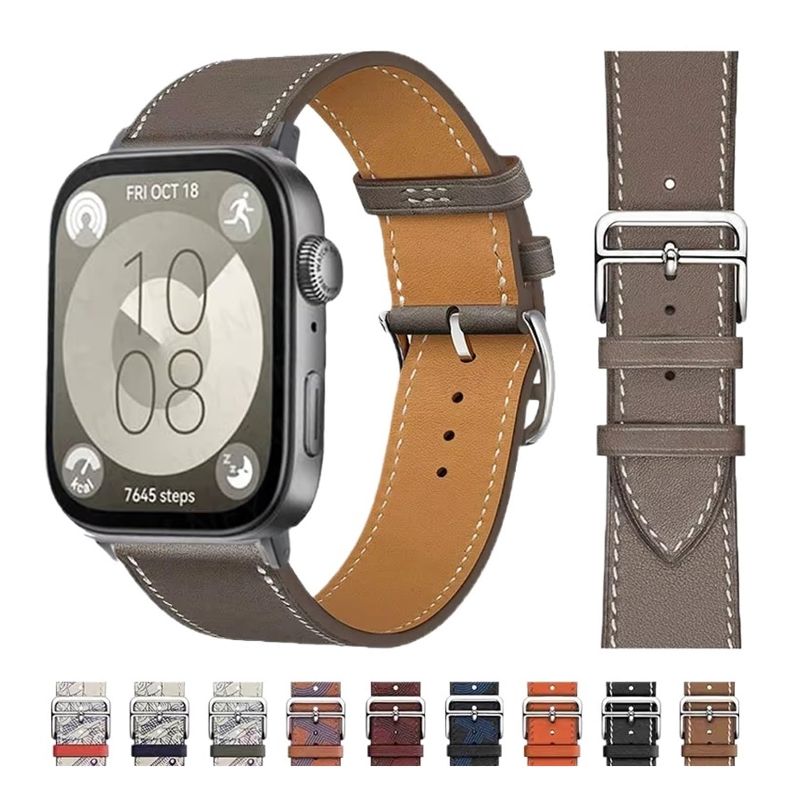 VELORE Pętla retro dla Huawei Watch Fit 3 Pasek włoska skórzana bransoletka z krowienia Opaska na rękę Szybki zamiennik pasmowe pasma obserwacyjne dla Huawei Fit 3 Fit 2 Watch Band