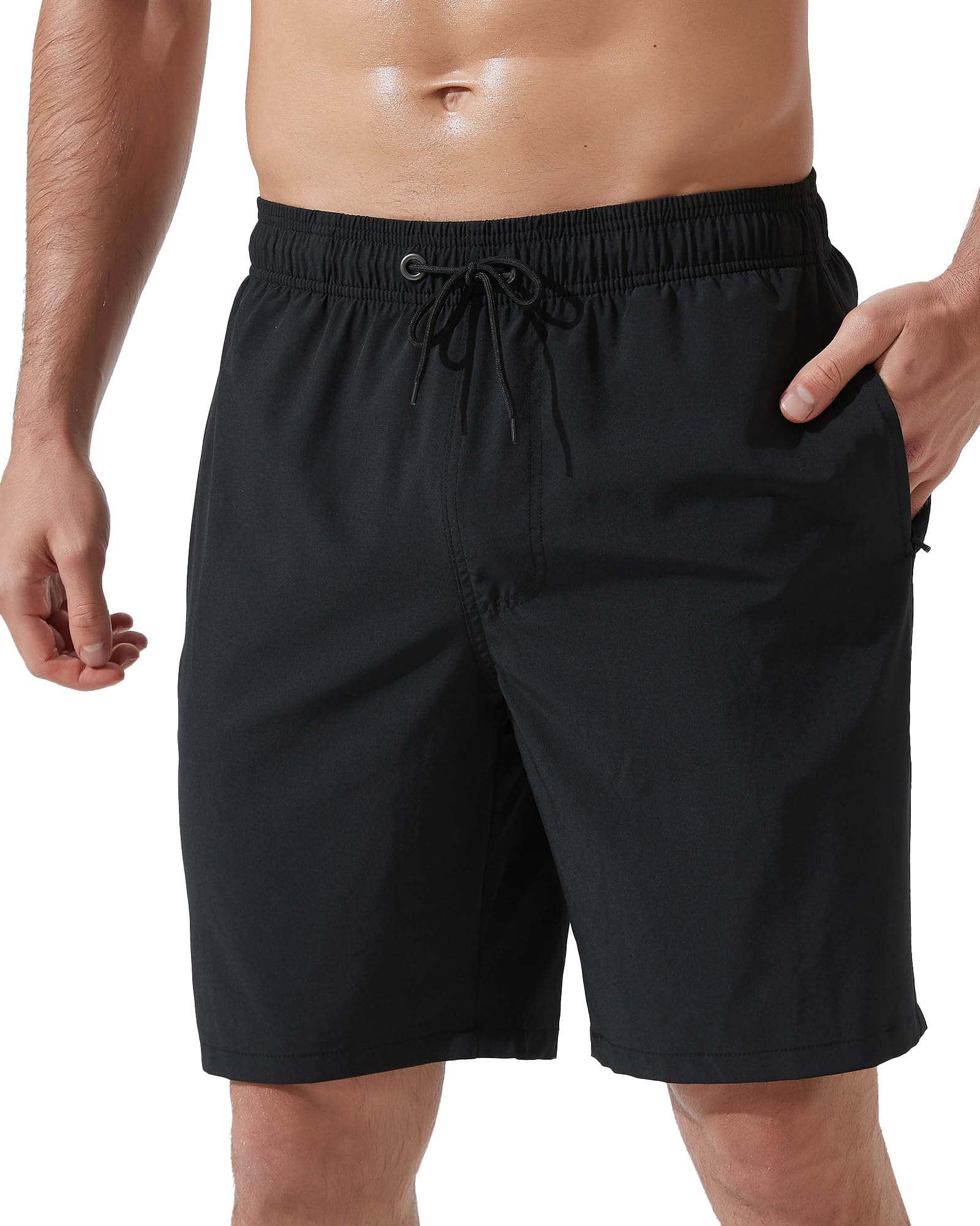 Arcweg Badehose für Herren Lang Badeshorts Männer Wasserabweisend Boardshorts Schnelltrocknend Jungen Beachshorts Schwimmshorts