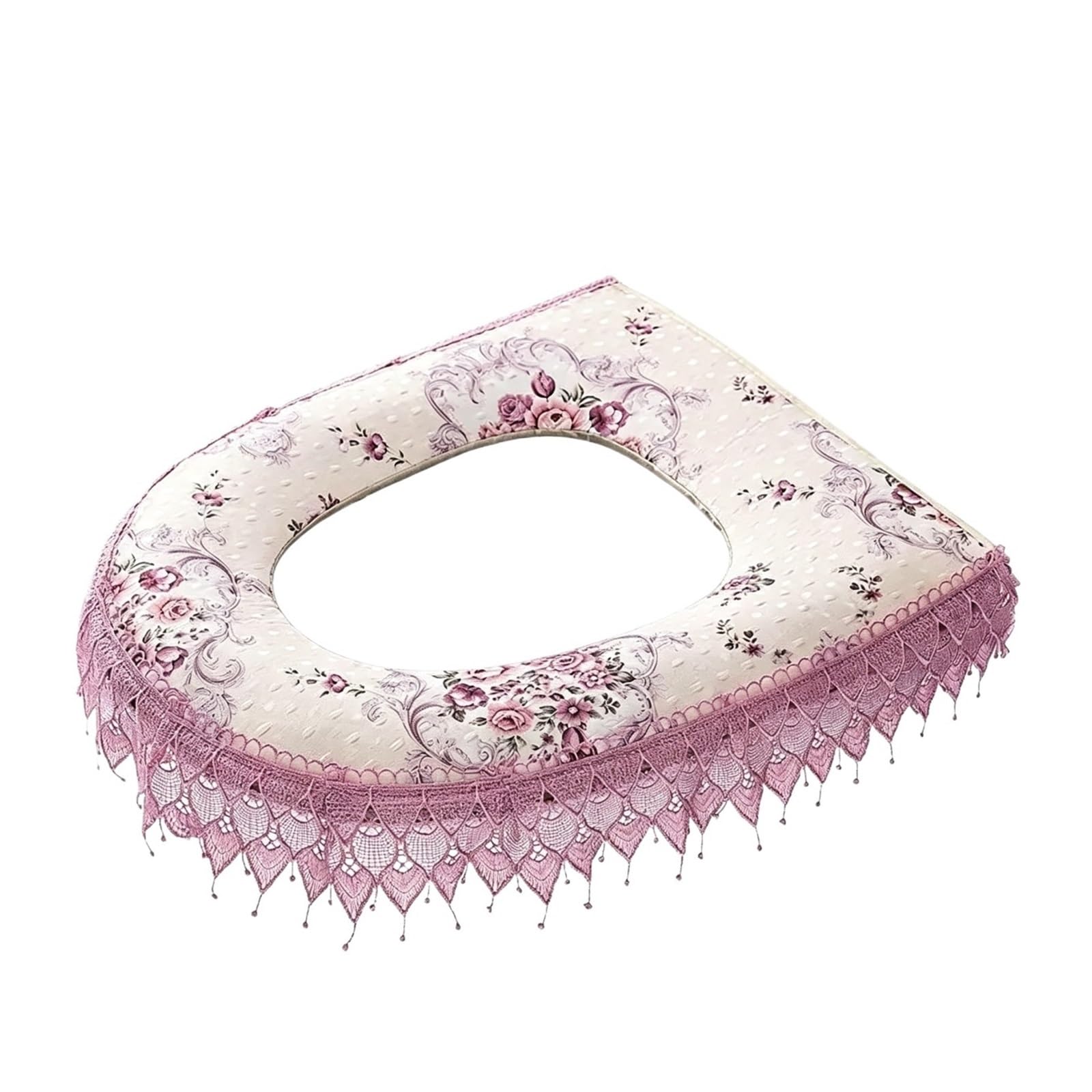 Zipper Wrapped Toilet Cushion