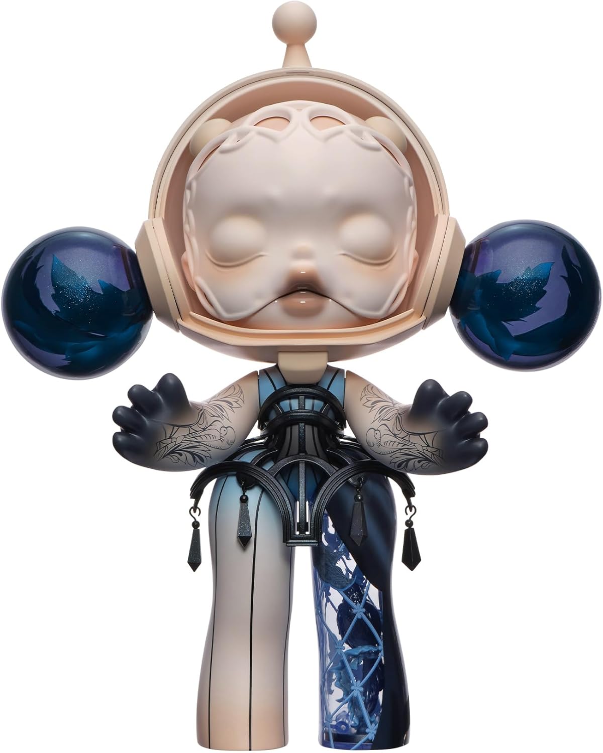 POP MART MEGA α SKULLPANDA 400% Guo Pei-Alternate Universe 33cm/12.99inches Figurine, Toys for Mordern Home Décor, Collectible Art Toy