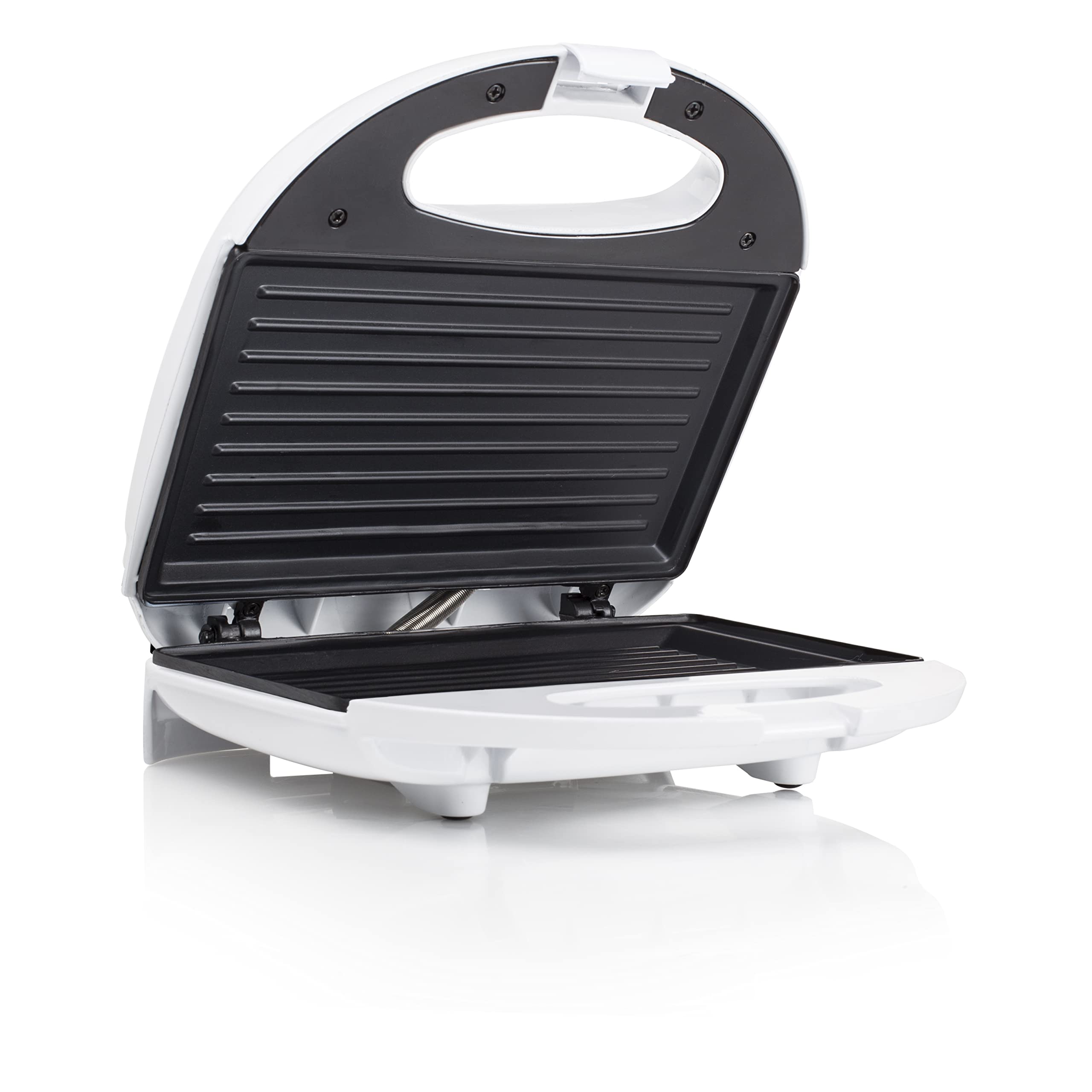 Tristar SA-3050 Sandwichera grill con placas de parrilla, tamaño compacto con compartimento para cable, potencia de 750 W, recubrimiento antiadherente, color Blanco — view 5