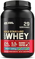 Vista 20 de Optimum Nutrition Estándar dorado 100% Proteína de Suero de Leche en Polvo, Pie de lima, 1.8 Libra