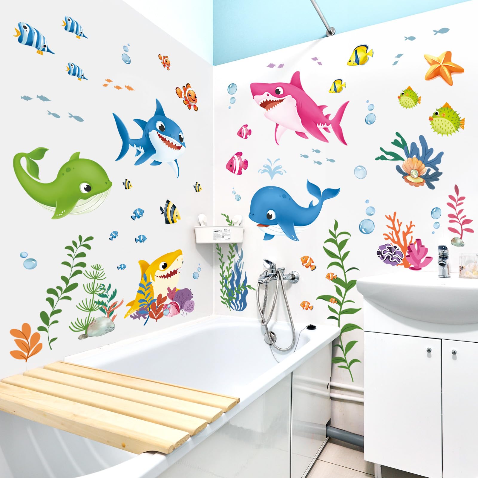 Wandaufkleber Fisch U-Boot DIY Aufkleber PVC Wandsticker Fenster