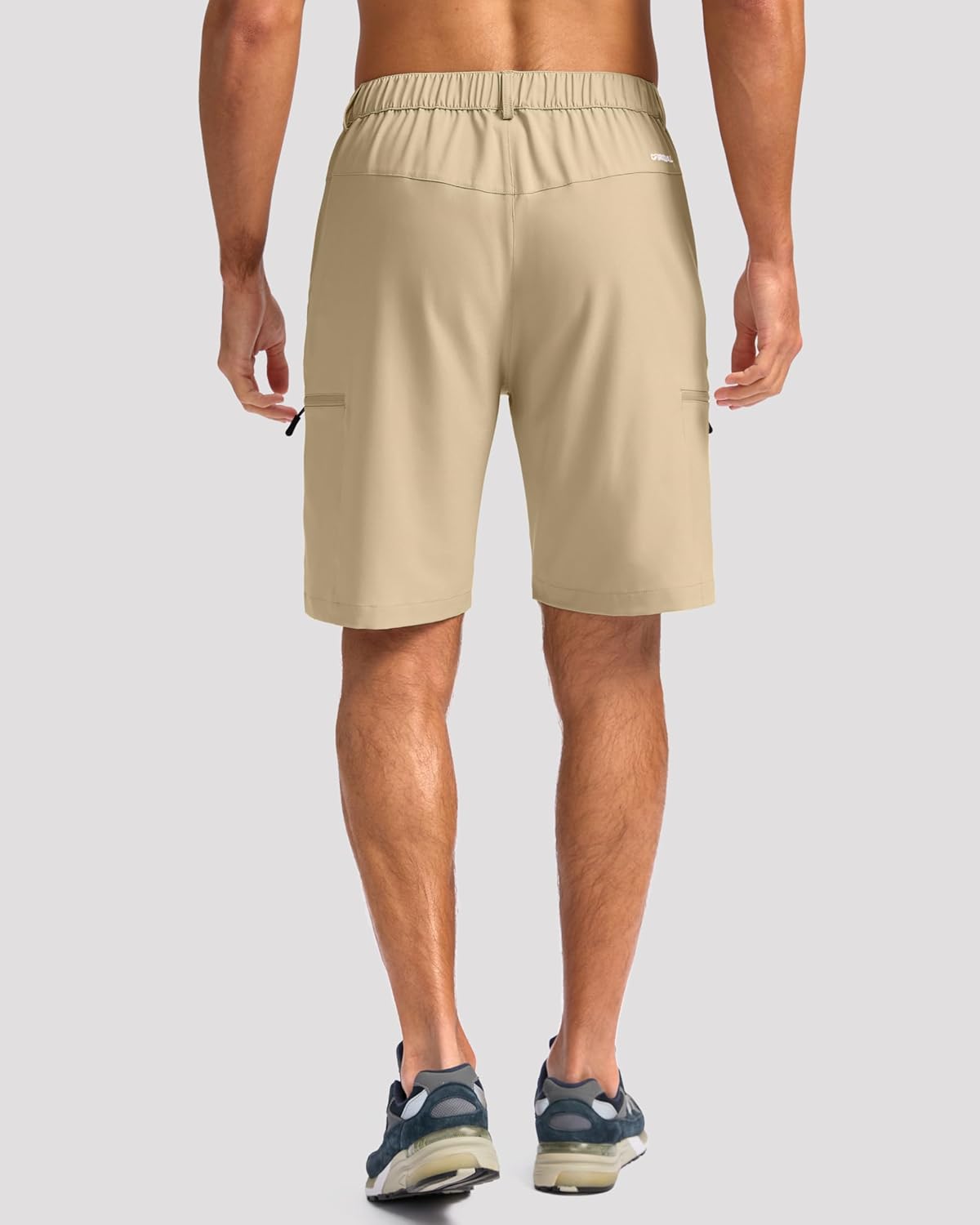 G Gradual Mens Hiking Cargo Shorts with 4 Zipper Pockets 9" Quick Dry Lightweight Casual Work Shorts for Men Golf Fishing - Image 4