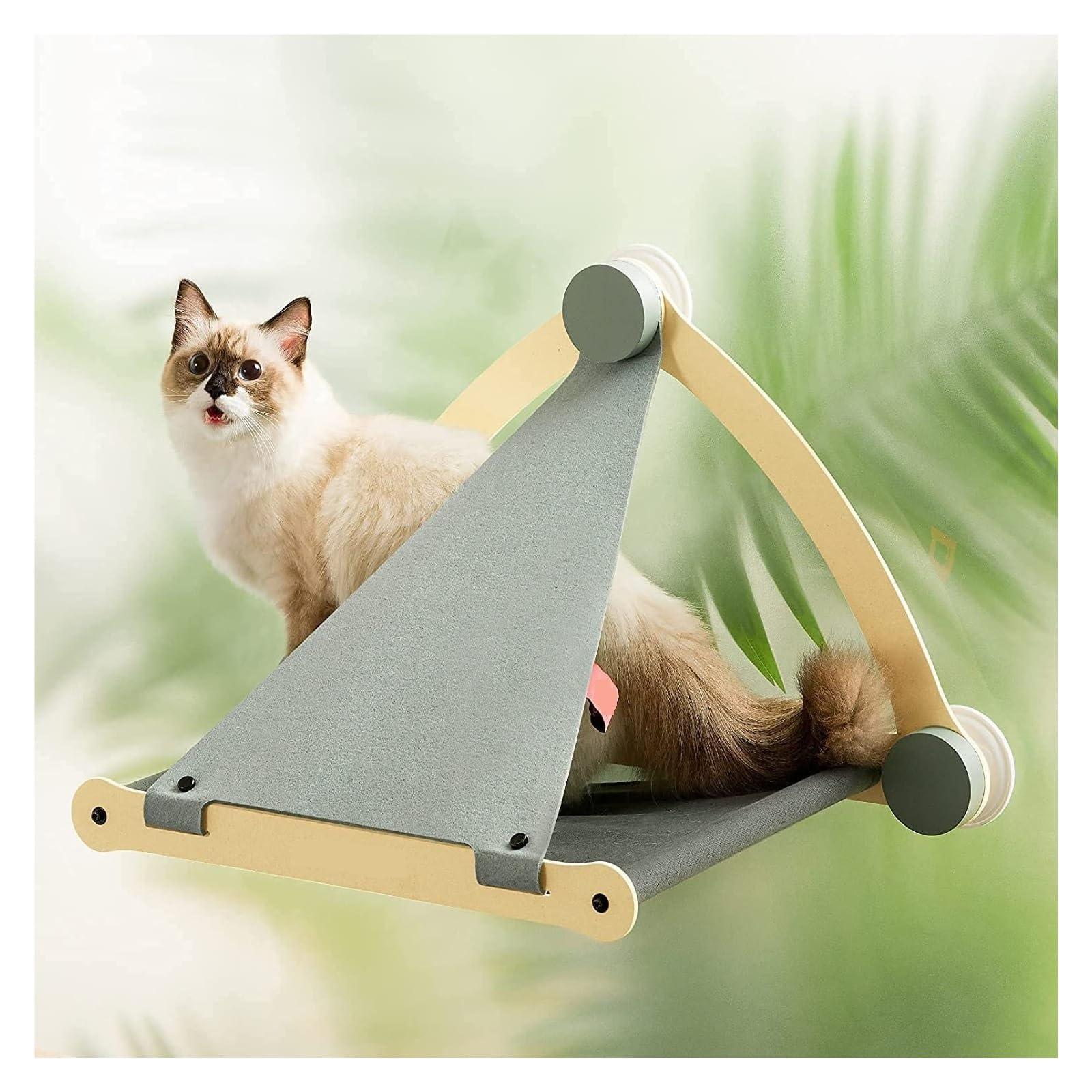 Amaca Per Gatti Finestra Amaca For Gatti Letti Sospesi For Animali Domestici Supporto For Sedile Da Finestra Ripiano Morbido Che Può Contenere Fino A 30 Libbre Forniture Rimovibili(Orange)