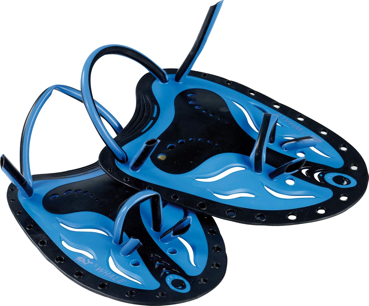 Cressi XDF200040, Palette Premium da Nuoto Unisex, Nero/Blu, Taglia