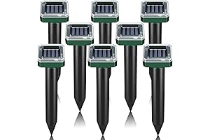 8-Pack Solar Mole & Vole Repellent