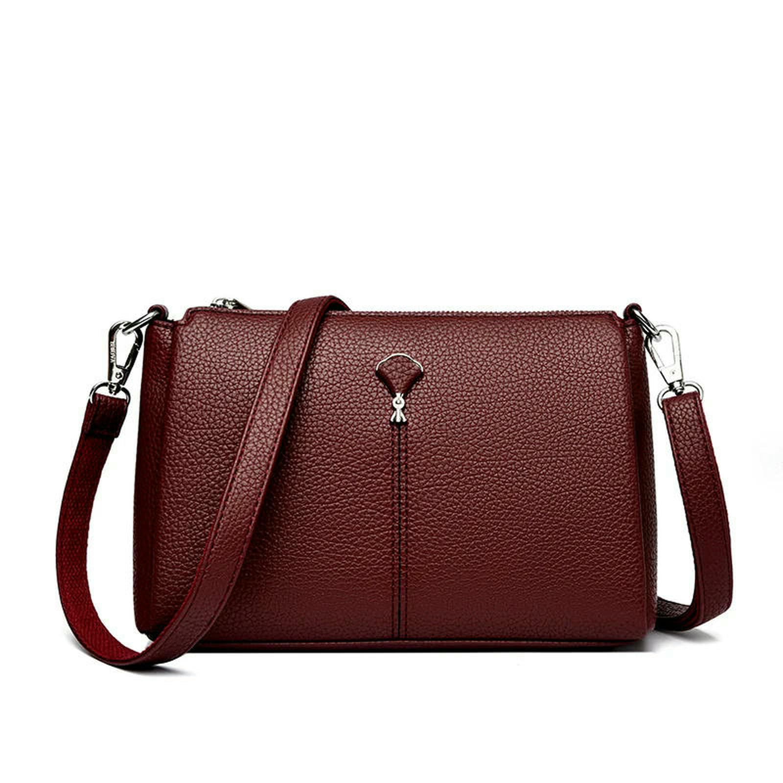 Borsa Donna Crossbody Multi Tasca A Spalla Donna-Khaki