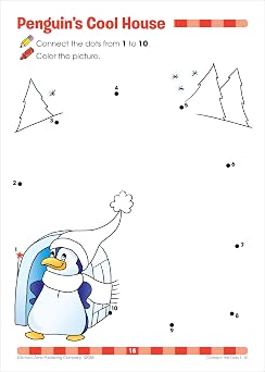 School Zone - Connect the Dots Workbook - 32 Pages, Ages 3 to 5, Preschool, Kindergarten, Dot-to-Dots, Counting, Number Puzzles, Numbers 1-10, Coloring, and More (School Zone Get Ready!™ Book Series)