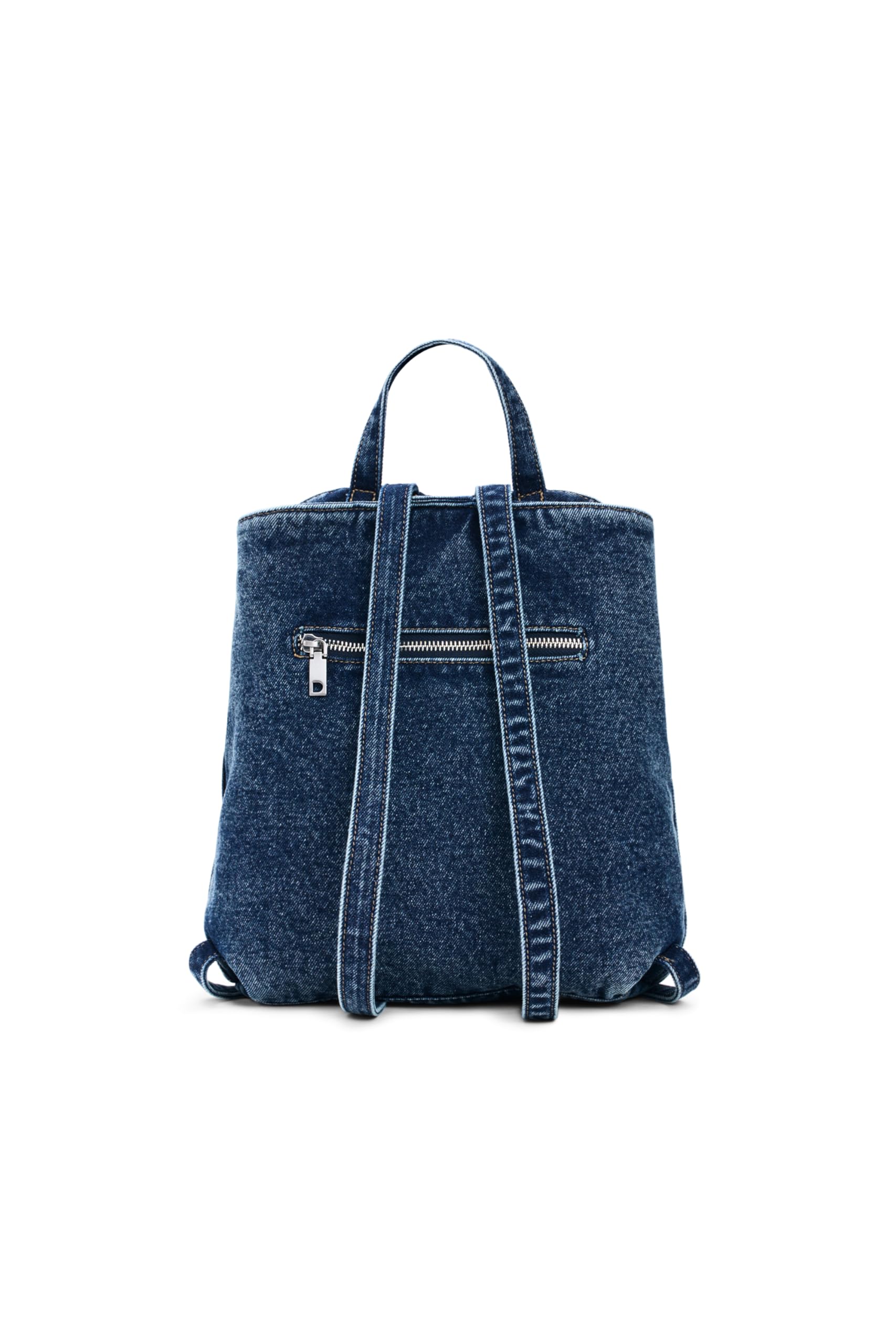 Desigual mochila pequeña de la colección de accesorios, Azul, Talla única