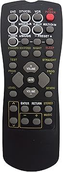 Universal Remote Compatible for Yamaha RAV202 RX-V395 RX-V395/RDS HTR-5130 Audio/Video Receiver