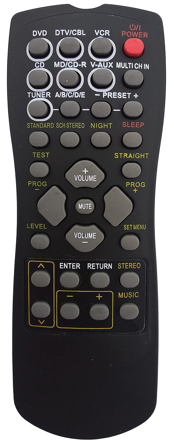 Universal Remote Compatible for Yamaha RAV130 RX-V992 RX-V2092 Audio/Video Receiver by Gorilla babo - Used condition - CA$10.94