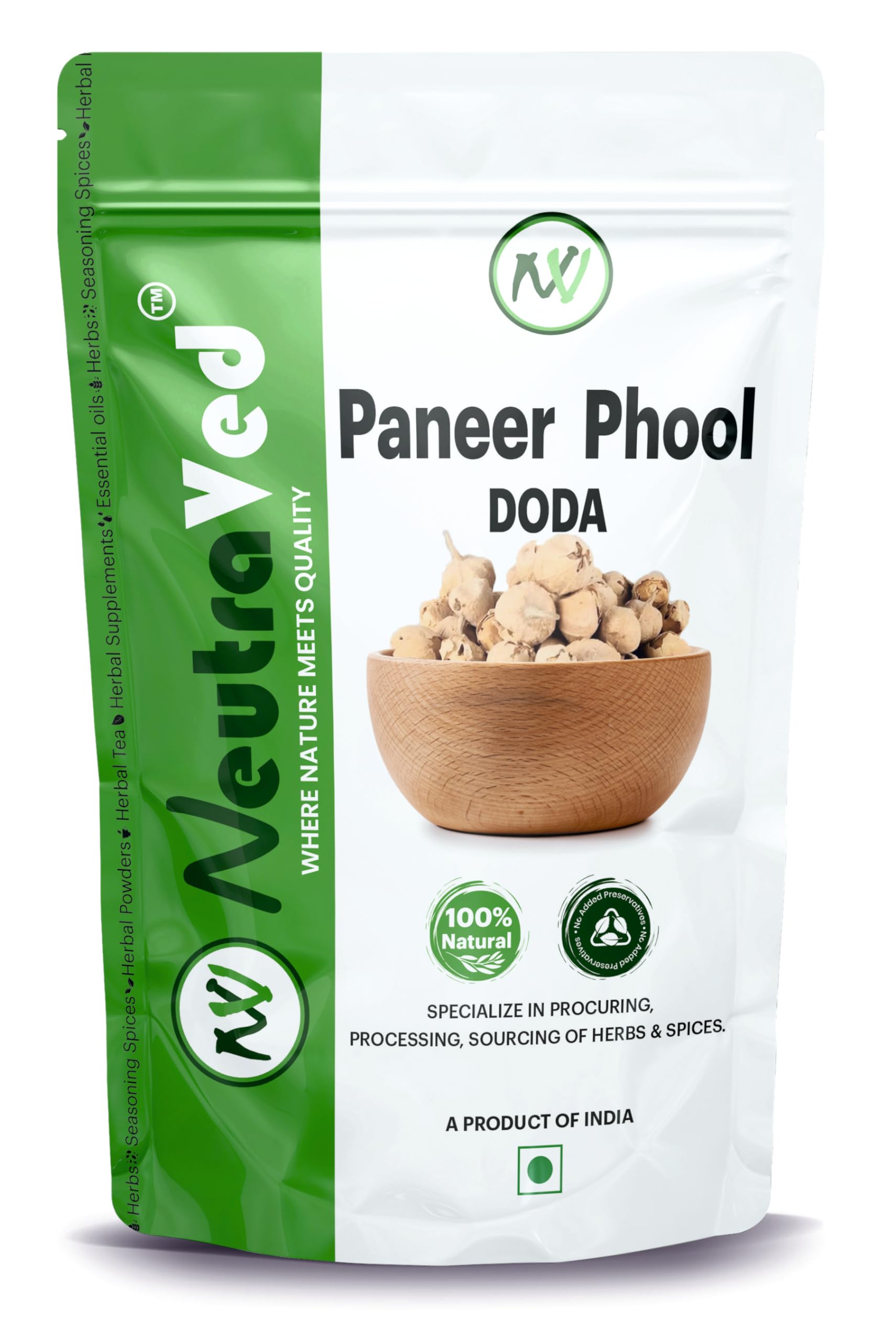 NeutraVed Paneer Phool Herb for Blood Sugar Management | Paneer Doda | Paneer Dodi | Withania Coagulans | Pure and Natural | No preservatives| So Bitter | Authentic - 150g (B0CPFLZ3M6) Amazon Price History, Amazon Price Tracker
