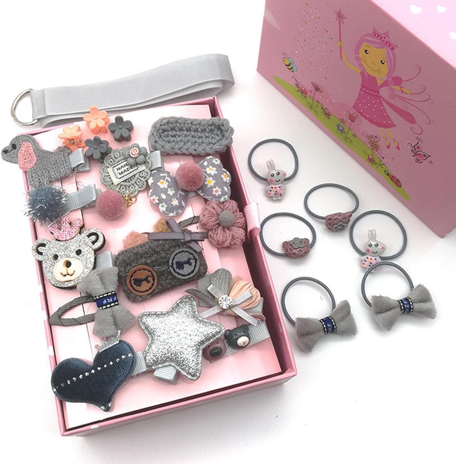 Golden Bird Baby Girls Hair Clips Cute Hair Bows Baby Elastic Hair Ties Hair Accessories Ponytail Holder Hairpins Set For Baby Girls Teens Toddlers, Assorted styles, 24 pieces Pack (B08XM68VVL) Amazon Price History, Amazon Price Tracker