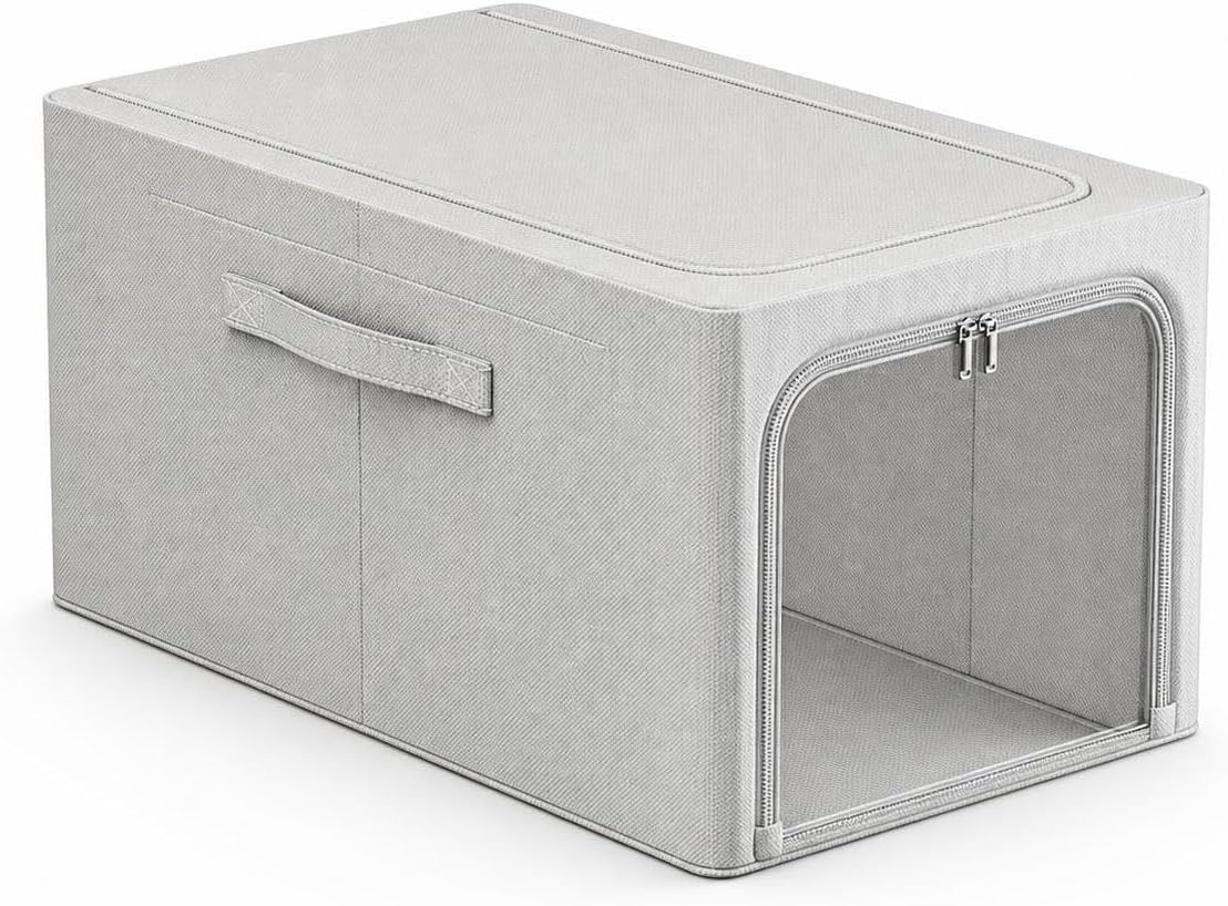 Clothing Storage Box, Foldable Organizer, size to 3