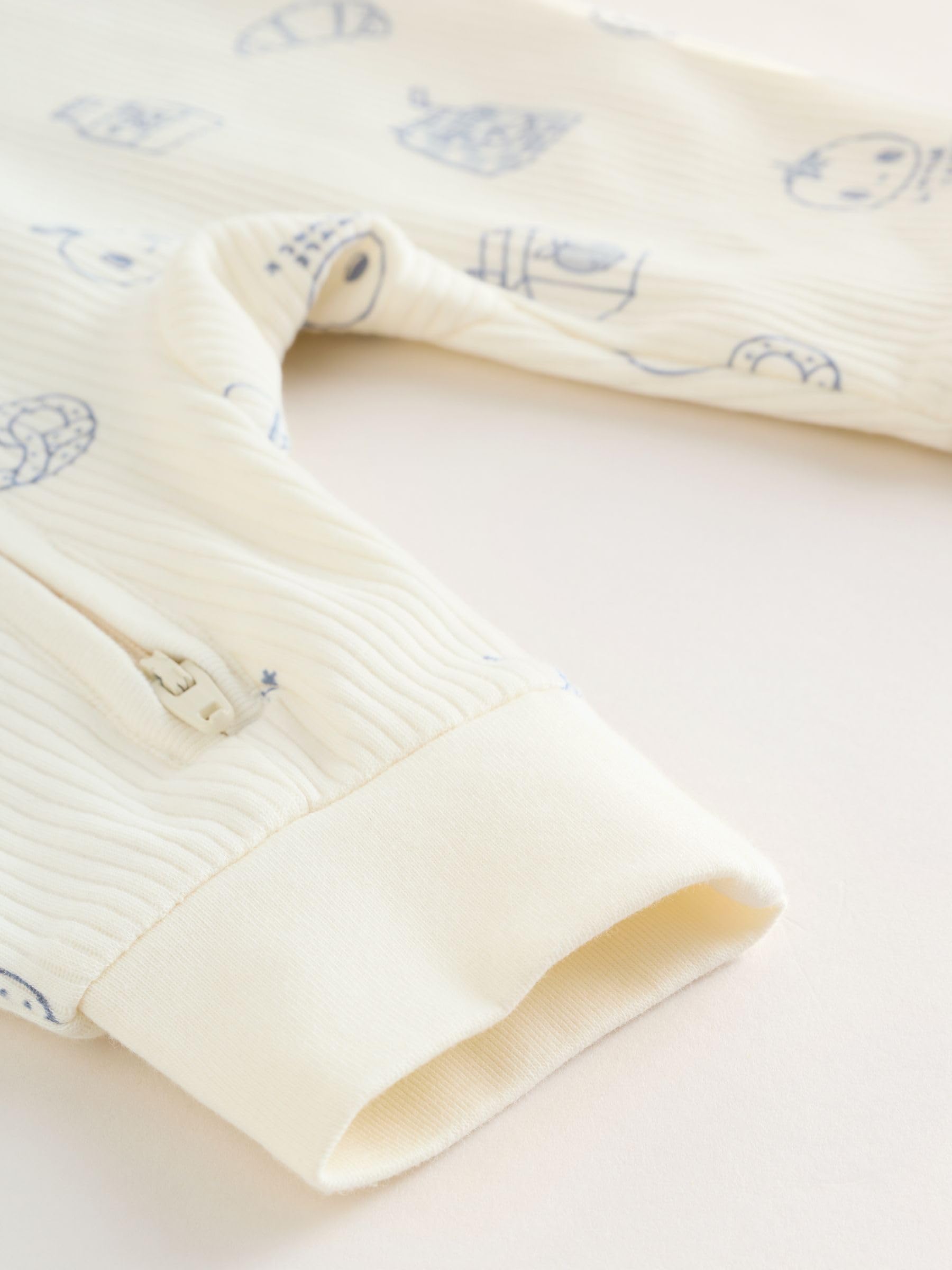 NEXT Bambini Confezione da 3 Tutine Bebè con Zip bidirezionale
