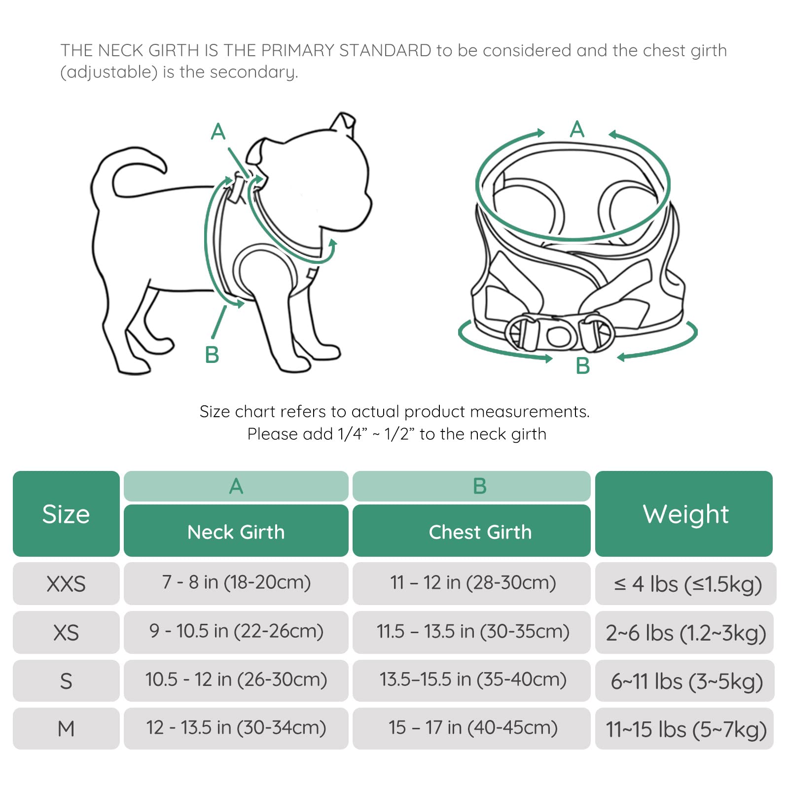 BELLA & PAL Dog Harness and Leash Set, Step-in Puppy Harness, Breathable Air Mesh with Reflective Strips - Image 2