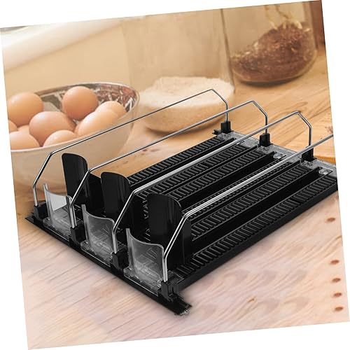 Miniatura 3 de UPKOCH Dispensador automático de bebidas para nevera, mini refrigerador, organizador de botellas de agua para gabinete, empujador de bebidas,