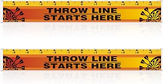 Lewtemi Dart Board Throw Line Floor Sticker PVC Toe Line Marker