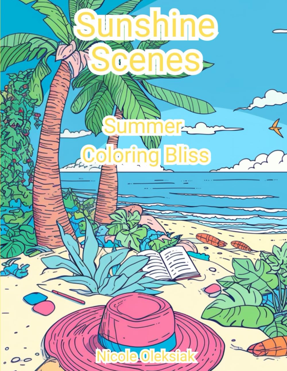 Sunshine Scenes: Summer Coloring Bliss