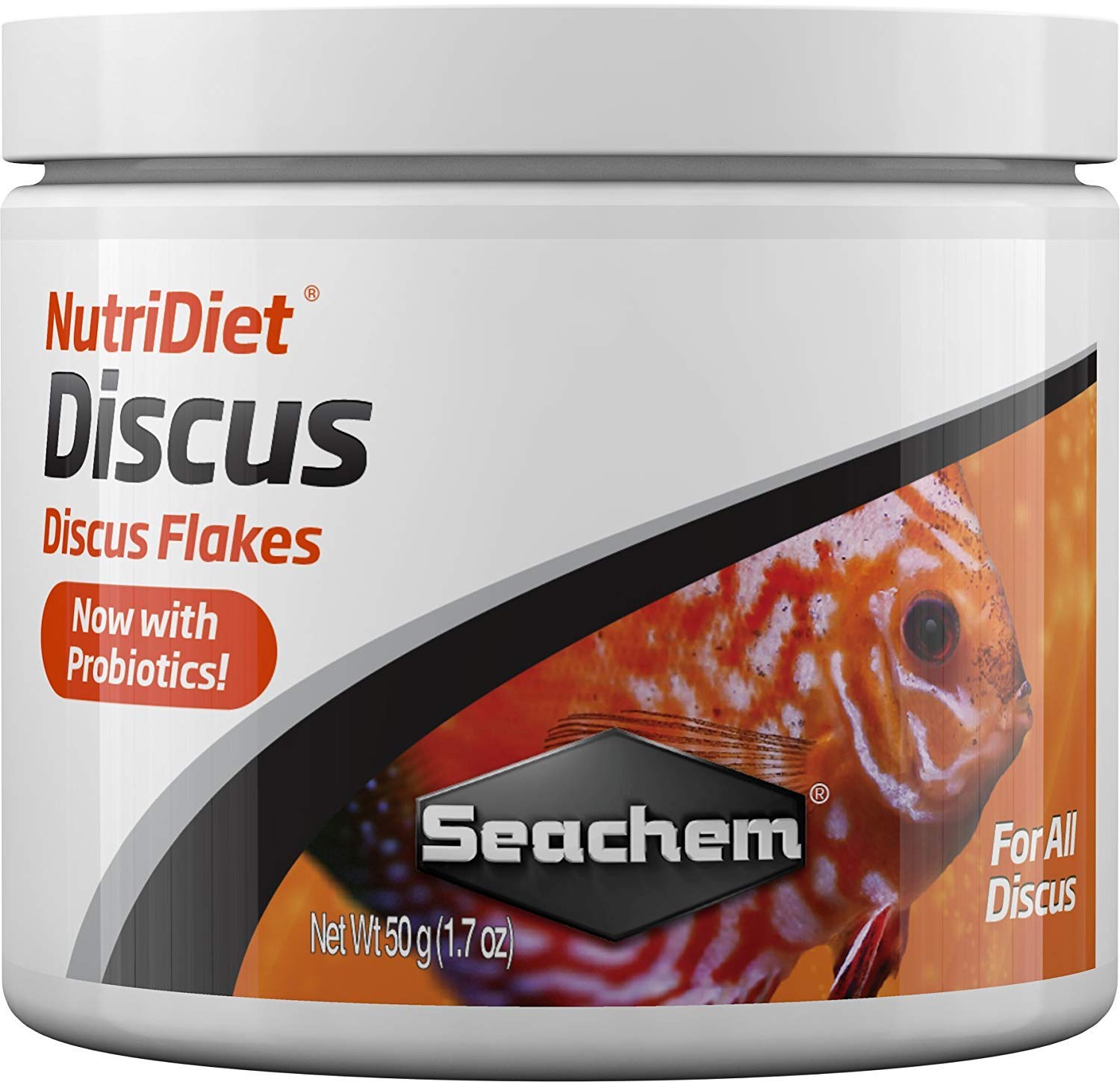 Seachem NutriDiet Discus Flakes - Fortified Ornamental Fish Food Supplement 50g