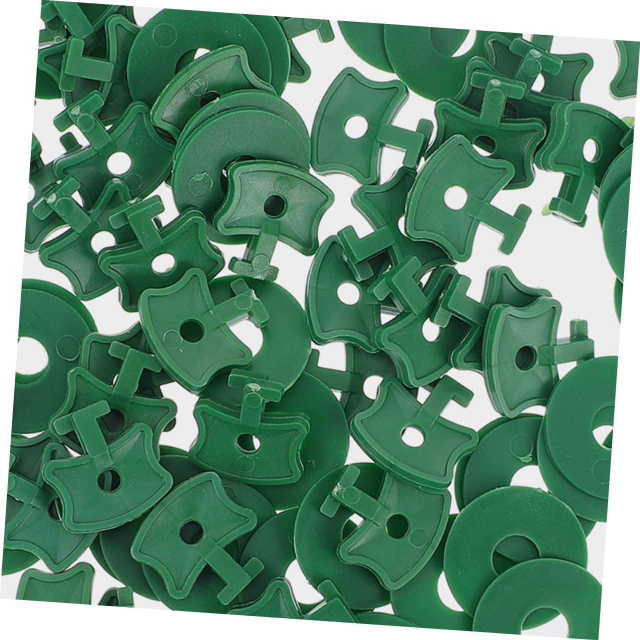 Abaodam 300 Set Clip di Fissaggio per Serra coperture Piante Riutilizzabile Clip in Serra Viti Netto pianta rampicante Clip di Giardinaggio Fermaglio per Rete da Giardino pp Verde
