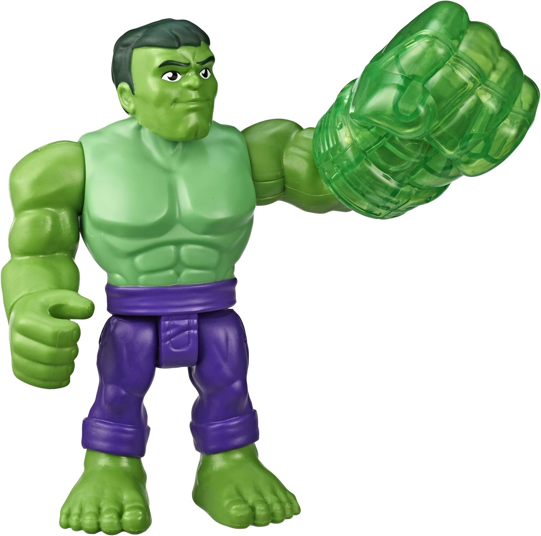 Playskool Heroes Super Hero Adventures Collectible 5-Inch Hulk Action Figure With Gamma Fist Accessory, Toys For Kids Ages 3 And Up
