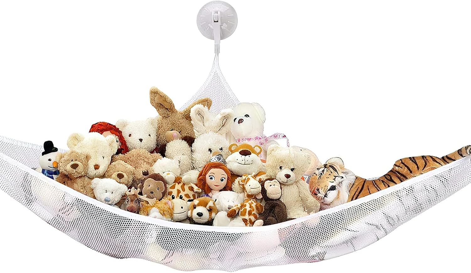 Lattcure おもちゃハンモック 収納ネット 子供玩具収納 吊り下げ式 おもちゃ収納ネット 二つの