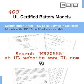 EEMB 100-Pack ER14505 AA 3.6V Lithium Batteries Non-Rechargeable