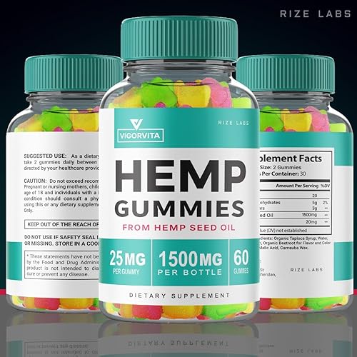 Miniatura 8 de rize labs Paquete de 2 gomitas VigorVita, fórmula Vigor Vita de máxima fuerza, gomitas Vigorvita extra avanzadas, gomitas Vigorvita de mezcla