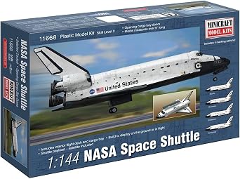 Minicraft NASA Shuttle Building Kit, 1/144 Scale
